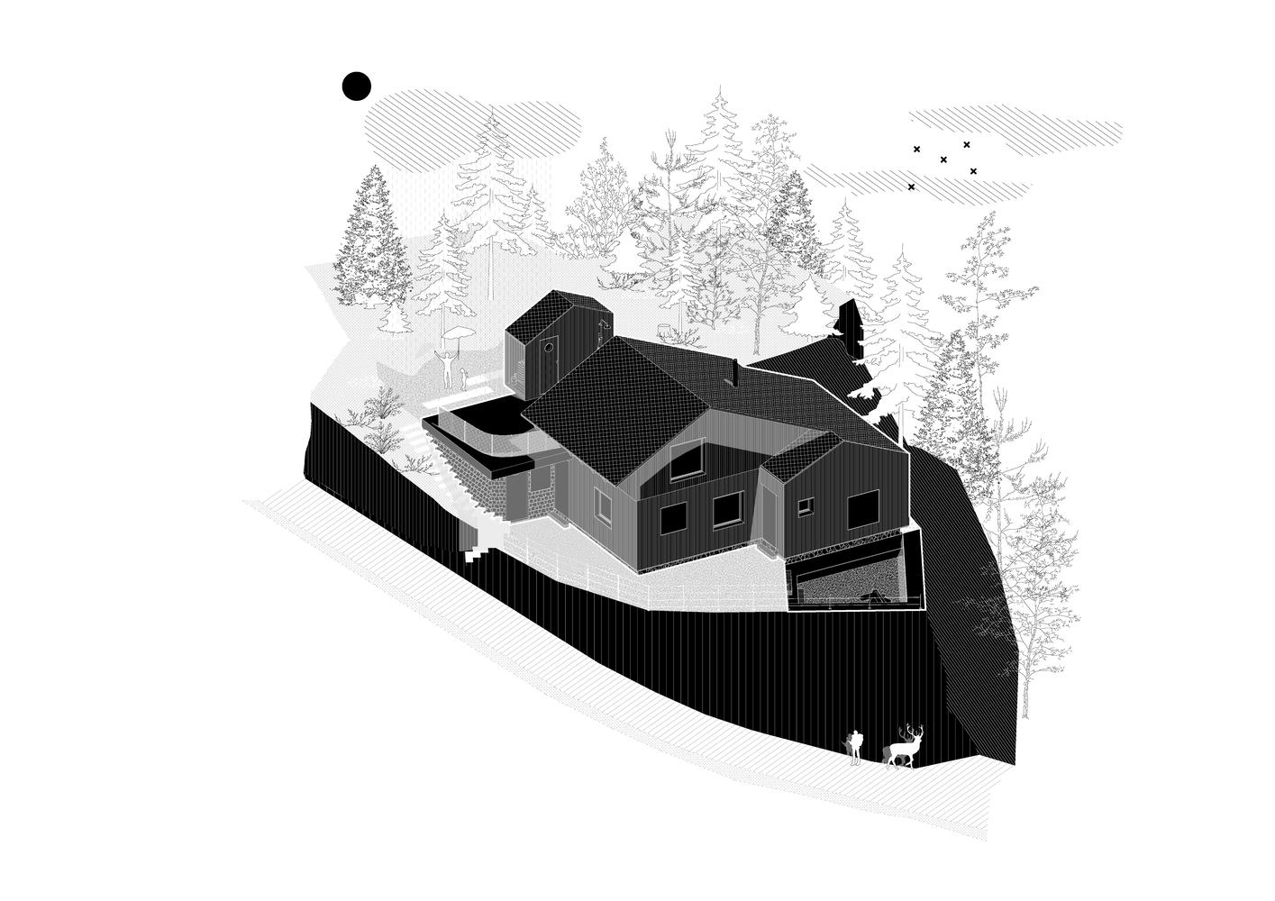 瑞士阿尔卑斯小屋改造（Swiss Alpine Cabin Reconstruction）