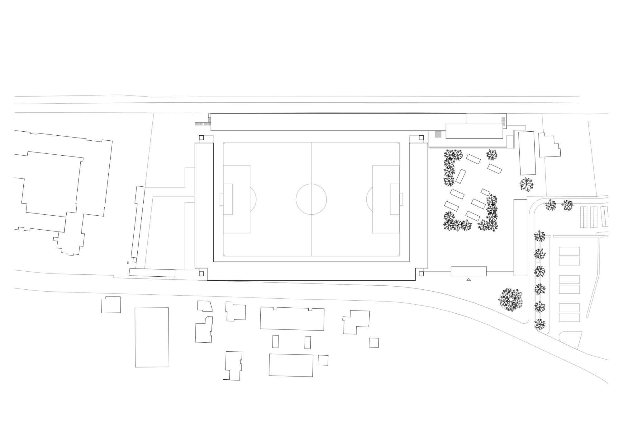 莱茵河谷的社区客厅：卢斯特瑙Reichshof体育场（Reichshof Stadium Lustenau）