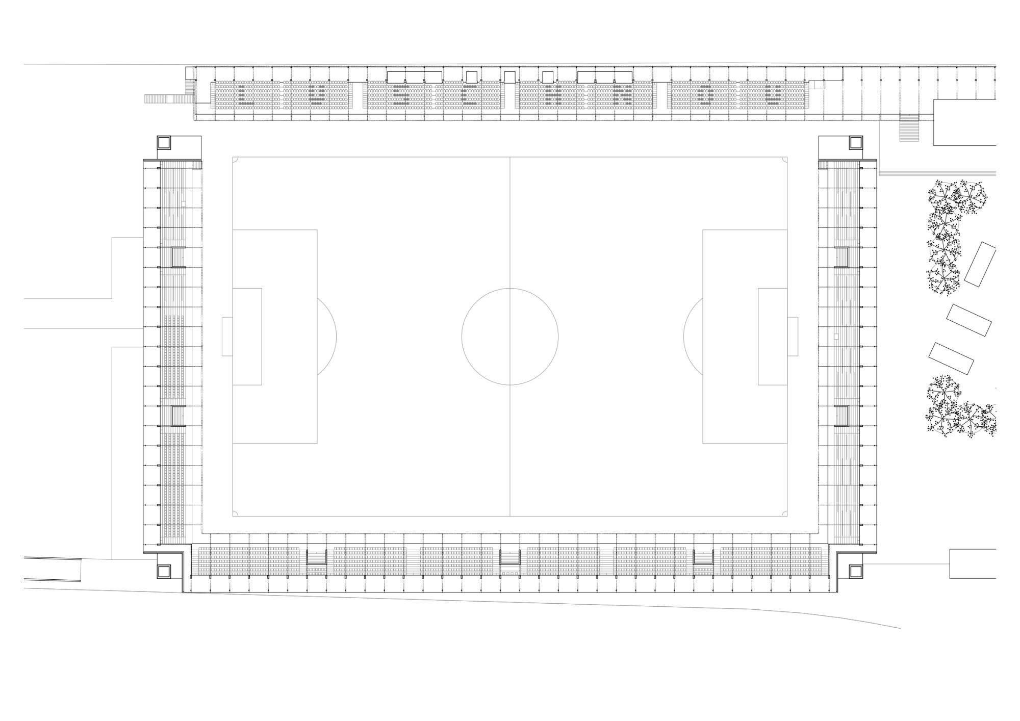莱茵河谷的社区客厅：卢斯特瑙Reichshof体育场（Reichshof Stadium Lustenau）