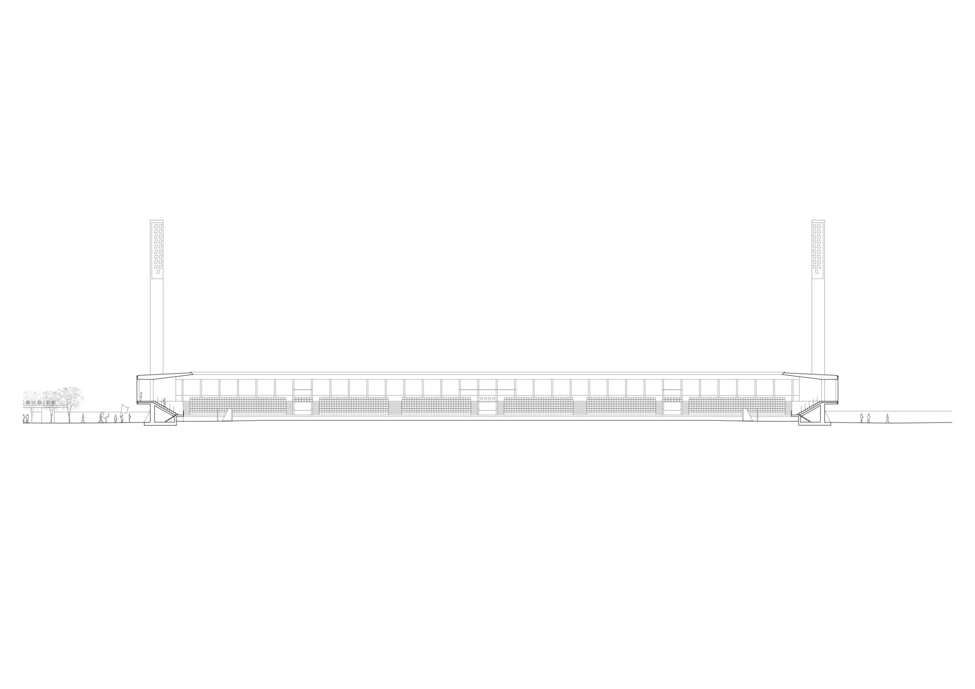 莱茵河谷的社区客厅：卢斯特瑙Reichshof体育场（Reichshof Stadium Lustenau）